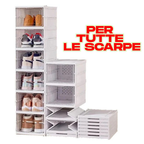 Scarpiera salvaspazio - scarpiera,