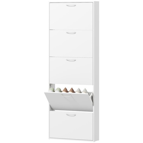 Homcom scarpiera salvaspazio - homcom, a