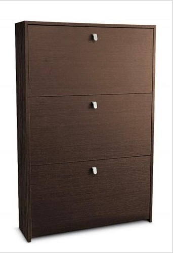 Scarpiera salvaspazio legno