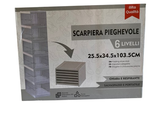 Scarpiera pieghevole livelli - pieghevole,